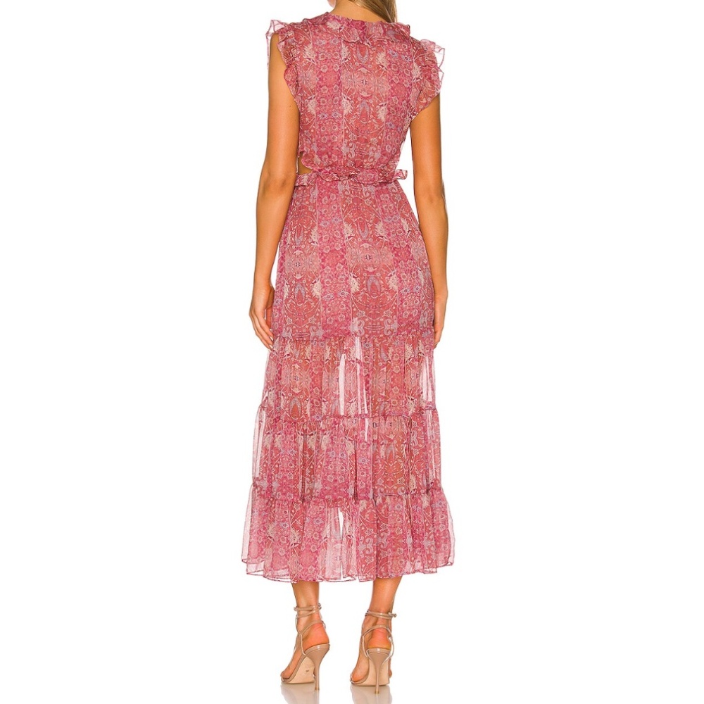 MISA Natasha Dress Washed Rose Lilac | Sz XS - Picture 3 of 7